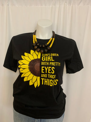 Sunflower Girl T-Shirt