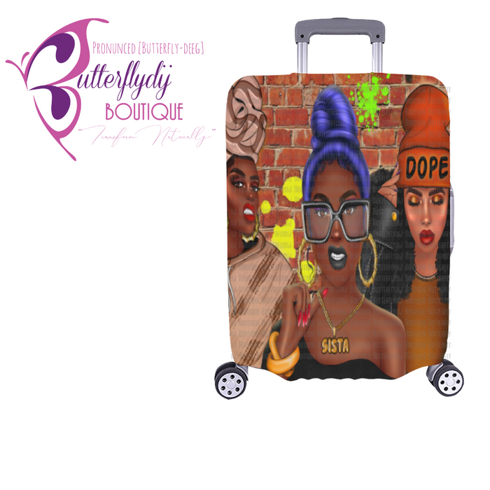 Sis Right Here Suitcase Cover