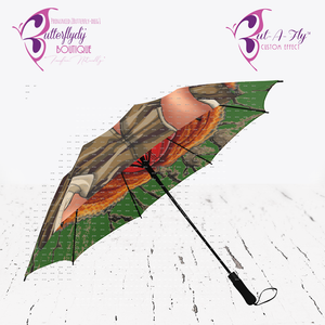 Dash Cracked Green Umbrella