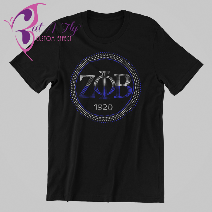 Zeta Rhinestone Bling T Shirt
