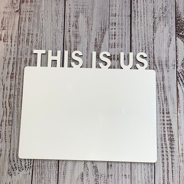 Personalized "This Is Us" Plaque