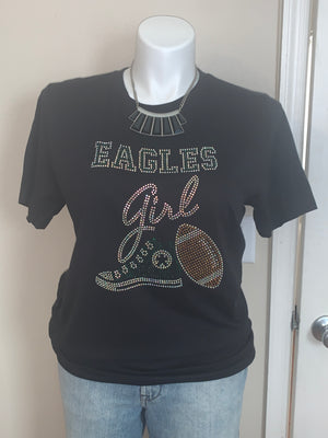 Eagles Chucks-Rhinestone T-Shirt