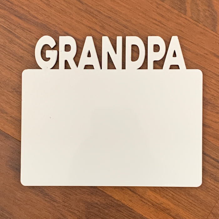 Personalized "Grandpa" Plaque