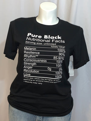 Pure Black Facts T-Shirt