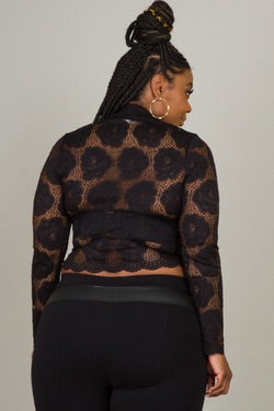 Full Lace Long Sleeve Top