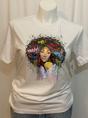 Graffiti Soul Afro Woman T-Shirt