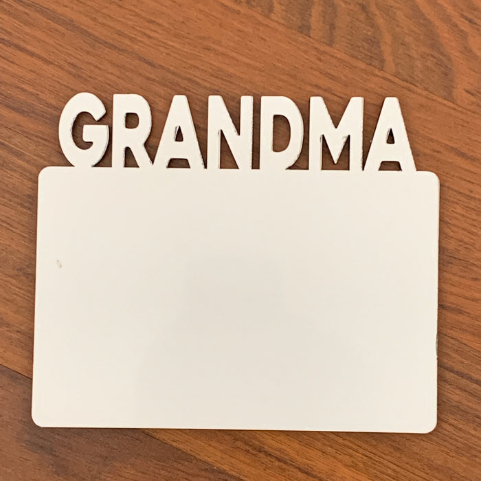 Personalized "Grandma" Plaque